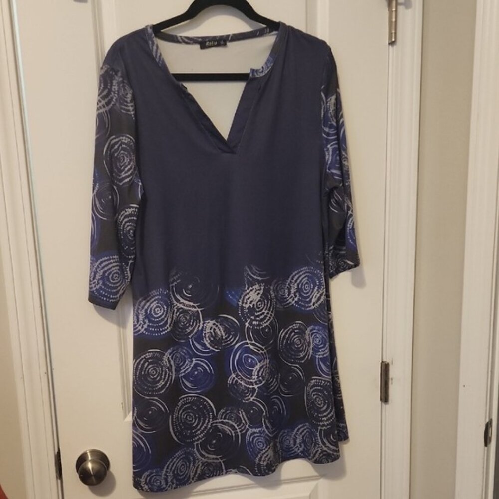 Lily Tunic Stretchy  Top Size Large
